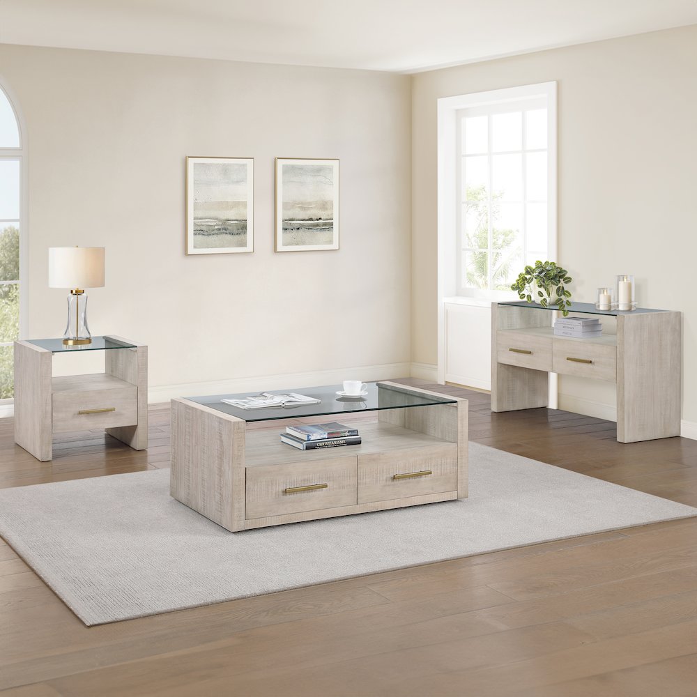 Garland Blonde Cocktail Table