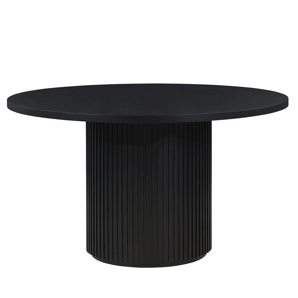 Colvin 52" Round Dining Table, Black