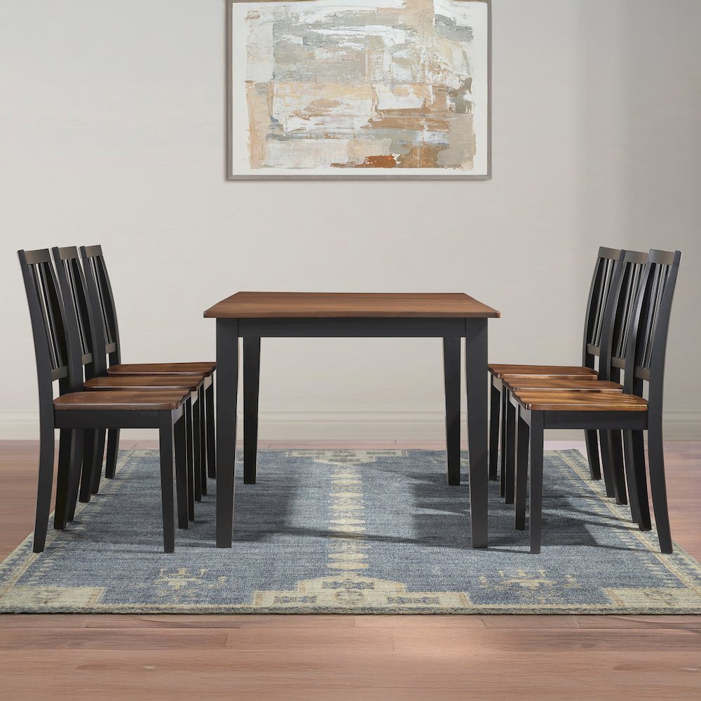 Joplin 7PC Dining Set w 6 Chairs