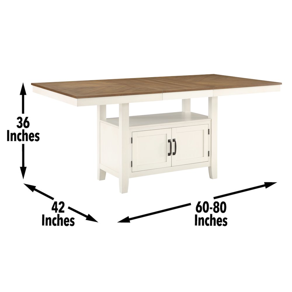 Hyland Brown Dining 5pc Set