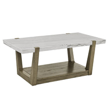 Perth 3-Piece Marble Top Occasional Set (Cocktail Table & Two End Tables)