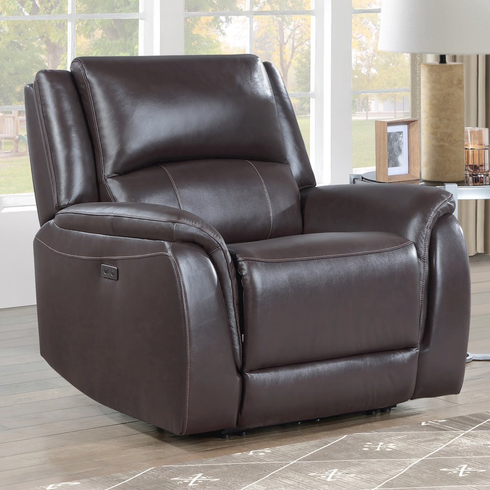 Alexandria PWR Recliner Chocolate