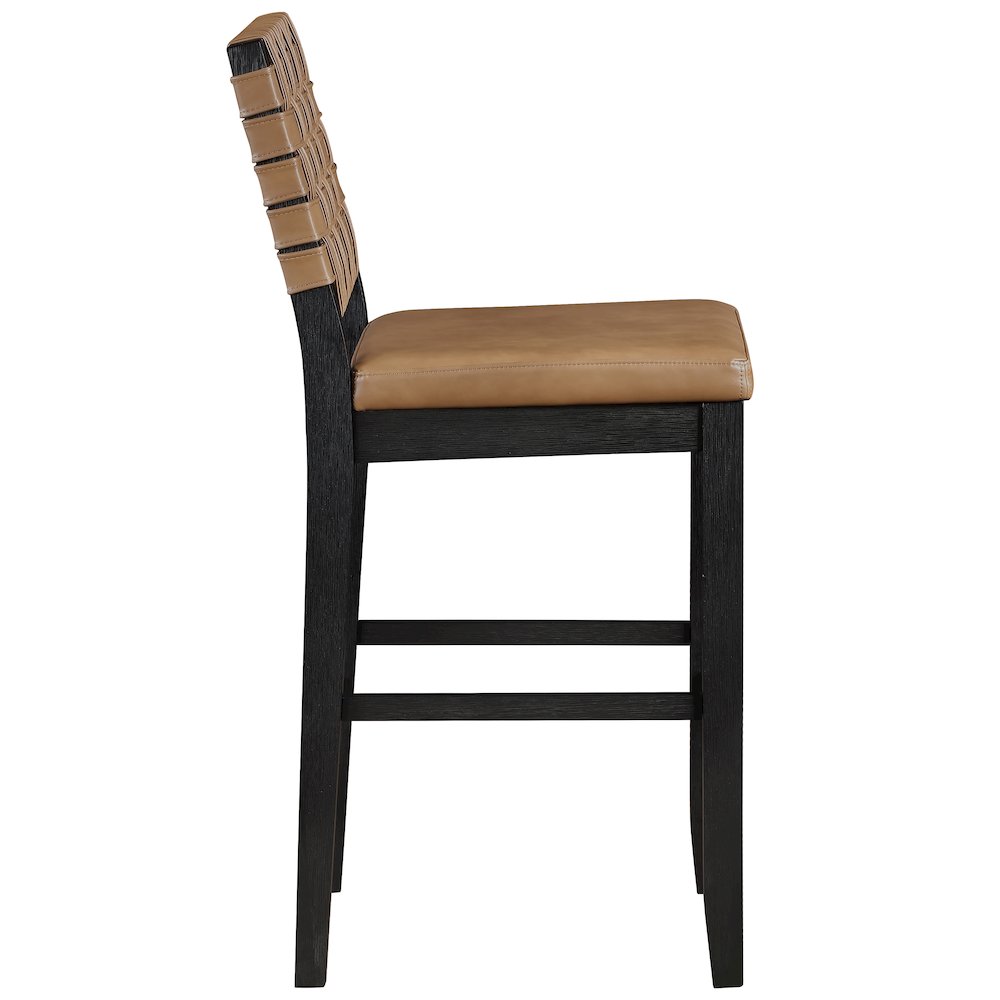 Reid Black Bar Chair