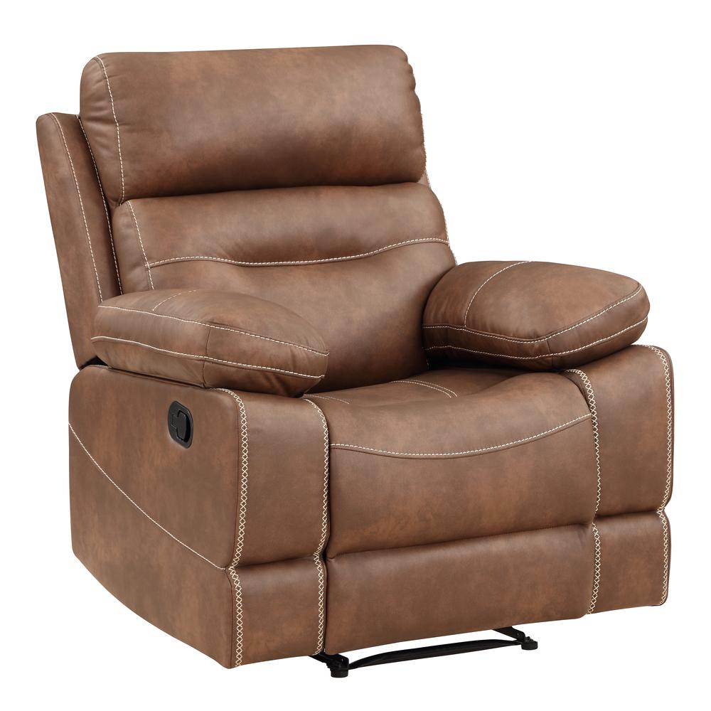 Rudger Manual Recliner Chair Brown