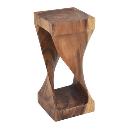 Accent Side Table, Natural Wood Glaze