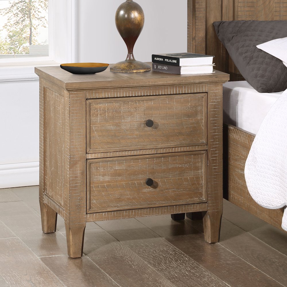 Riverdale 3 pc King Set(2 NS+Bed)
