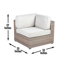 Tamyra Wicker Patio Armchairs (Set of 2)