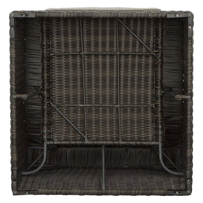 Jones Lounge Chair w/ Half Round Wicker Set of Two