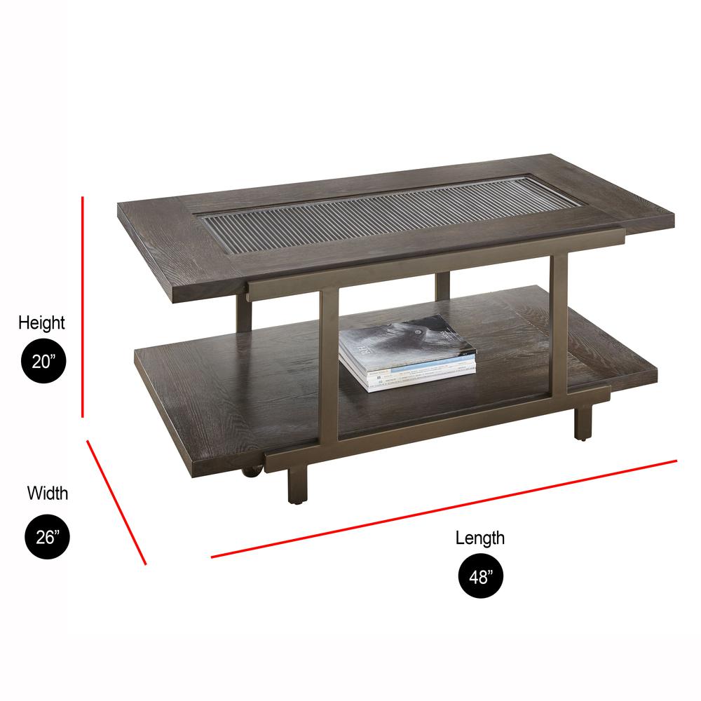 Terrell Cocktail Table W/Caster