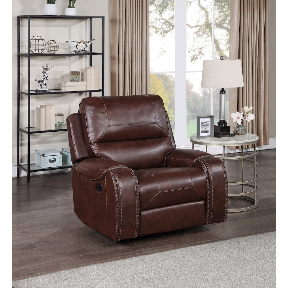 Keily Brown Manual Recliner