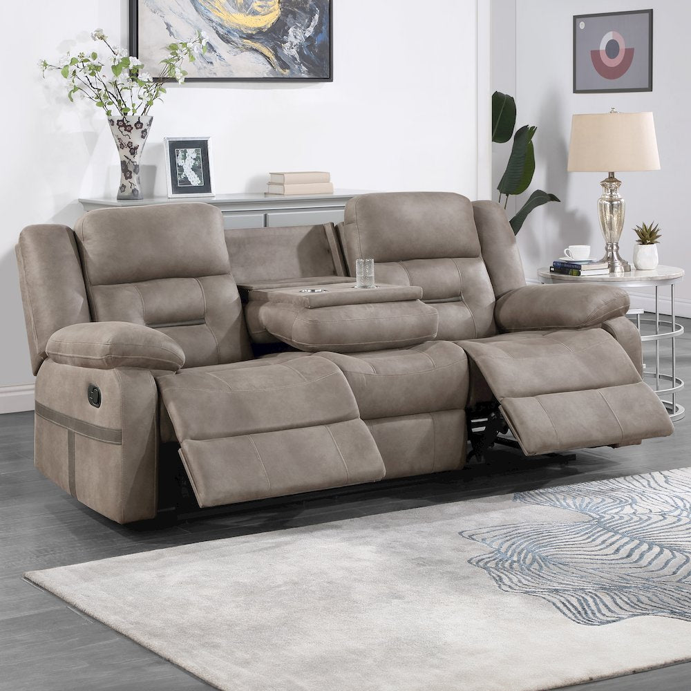 Abilene Tan Manual Sofa