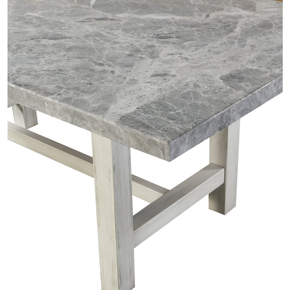 Canova 5pc Dining Gray Marble