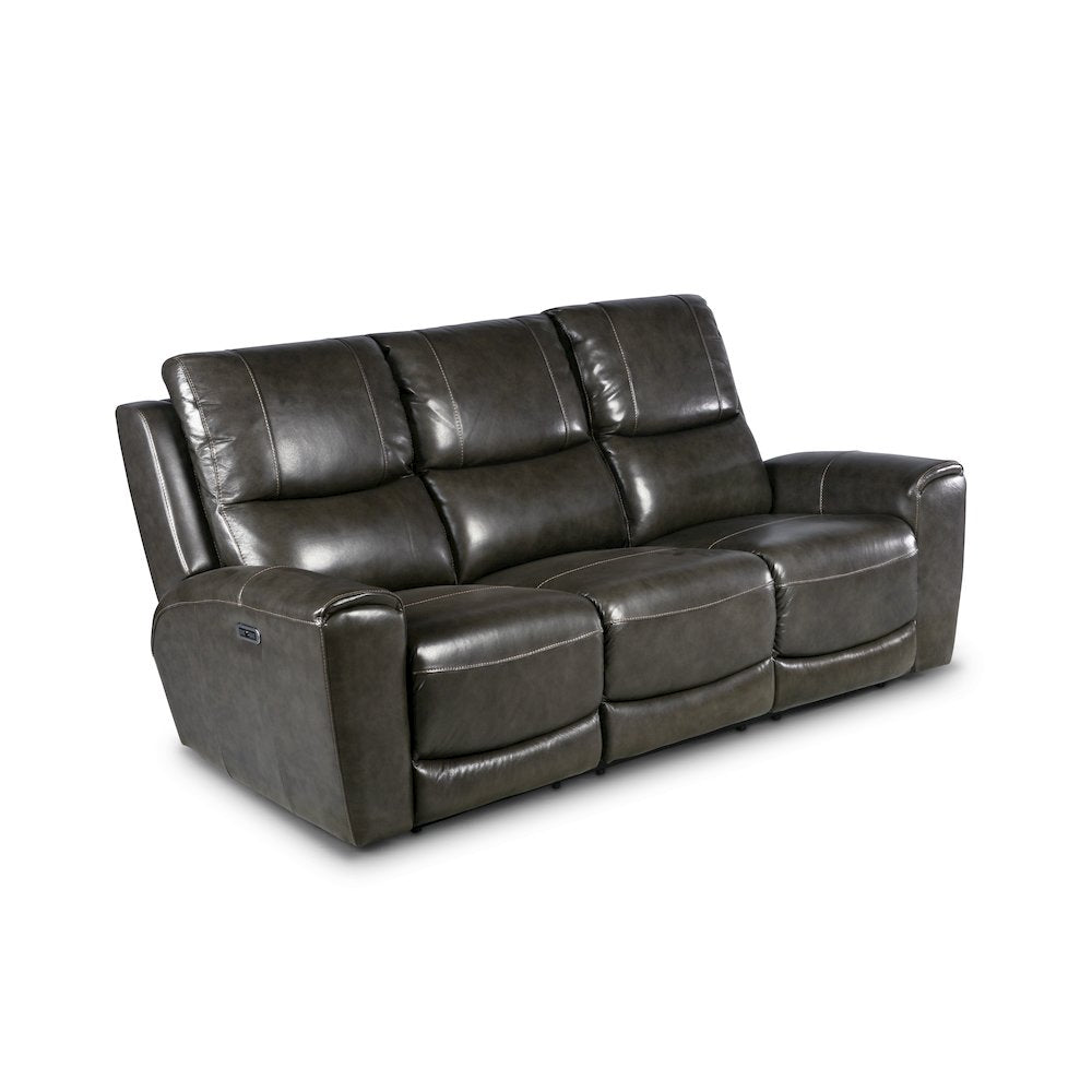 Laurel 2pc Power Reclining Grey