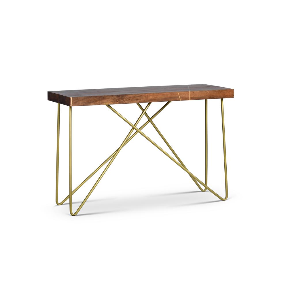 Walter Brass Inlay Sofa Table