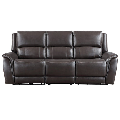 Alexandria Power Leather Reclining Sofa