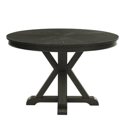 Rylie Dining Table, Black Finish