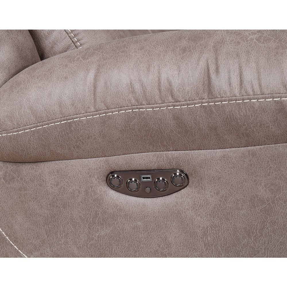 Aria Power Recliner Sofa - Desert Sand