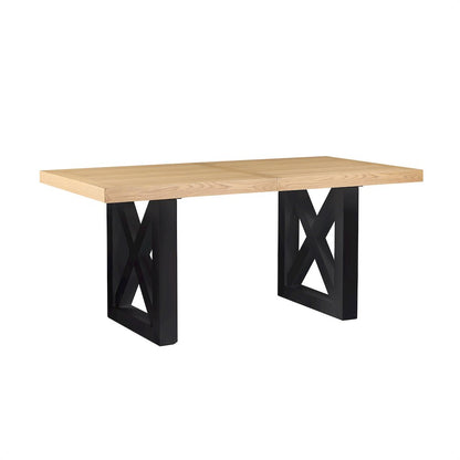 Magnolia 5-Piece Counter Table Dining Set, Black Base