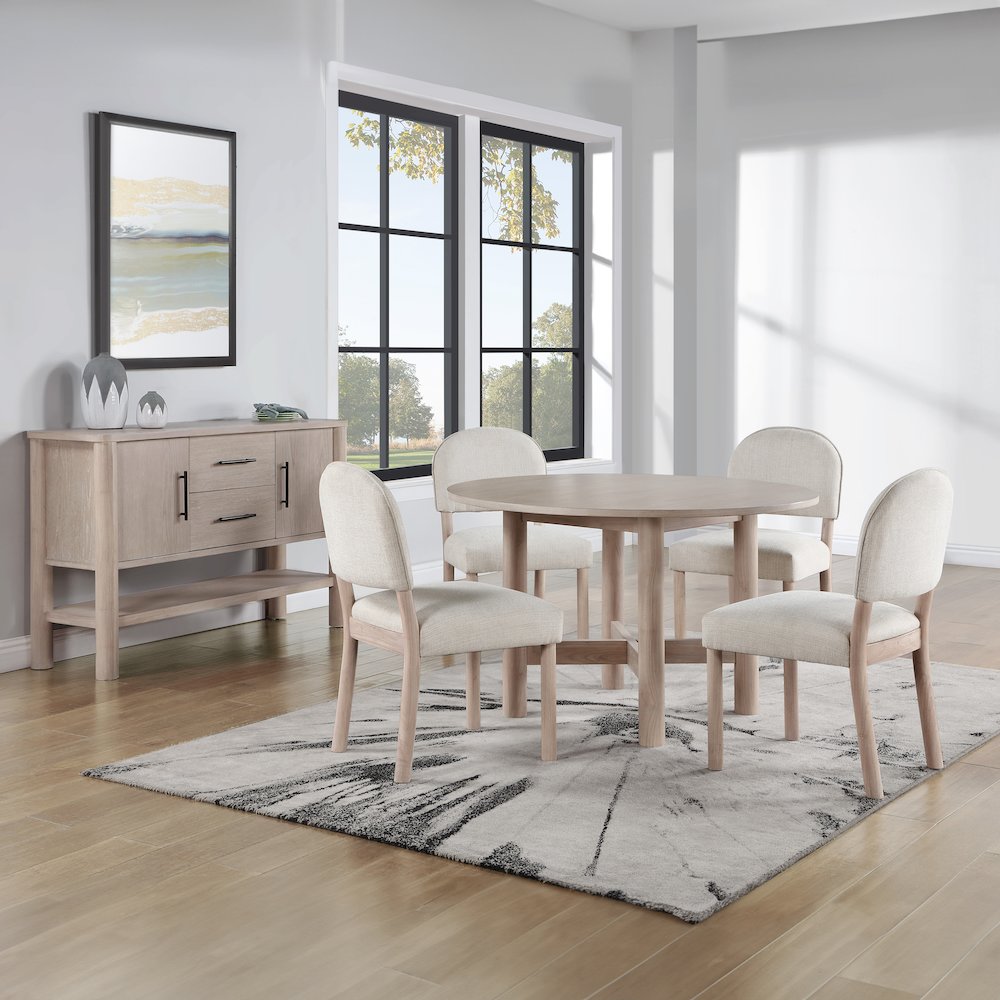 Gabby 5pc Round Dining Set