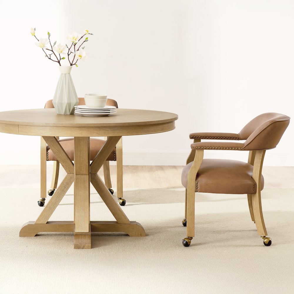 Rylie Dining Table, Natural Finish