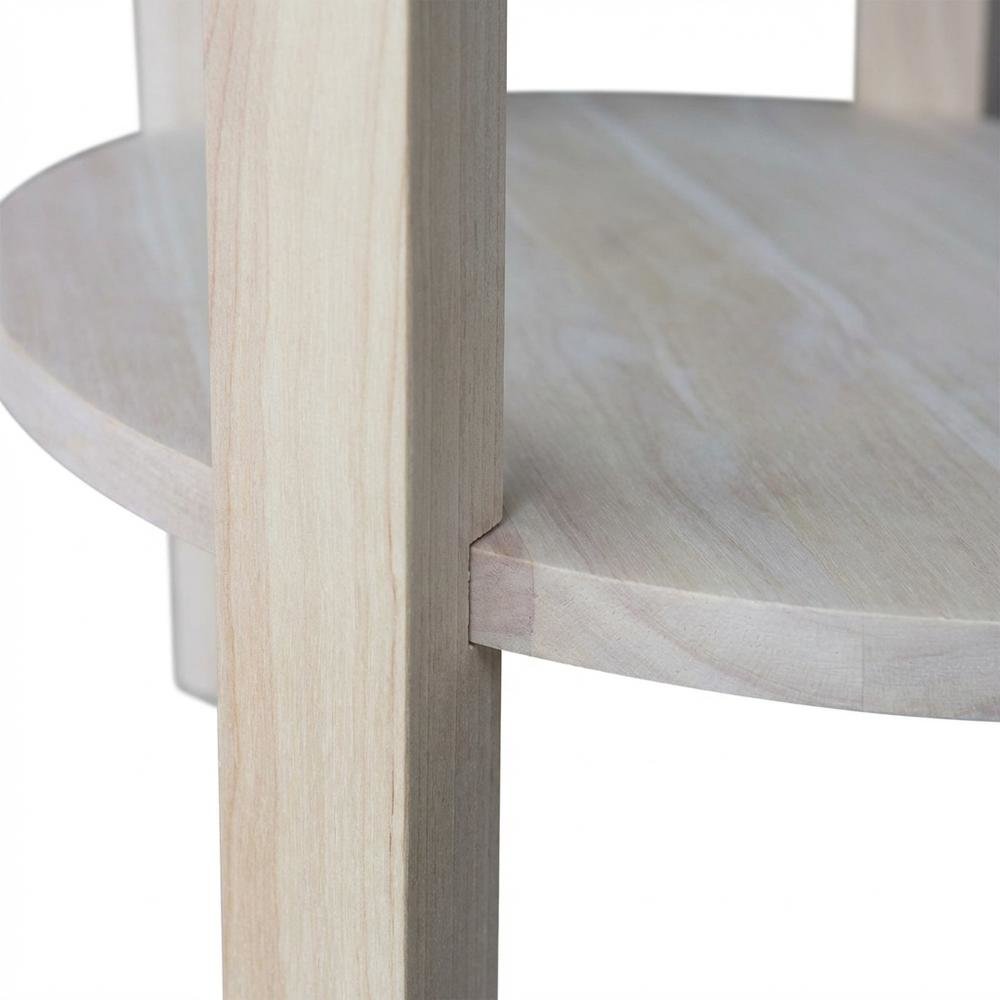 Unfinished Entry Table with Modern Design and Versatile Use