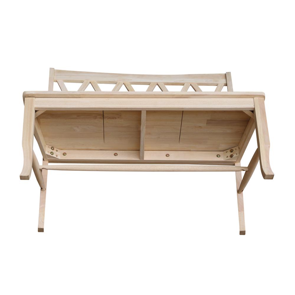 Vanity Bench, Unfinished