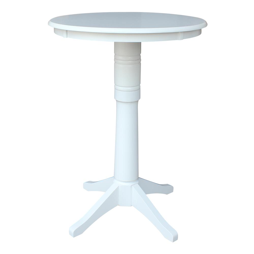 30" Round Top Pedestal Table - 28.9"H