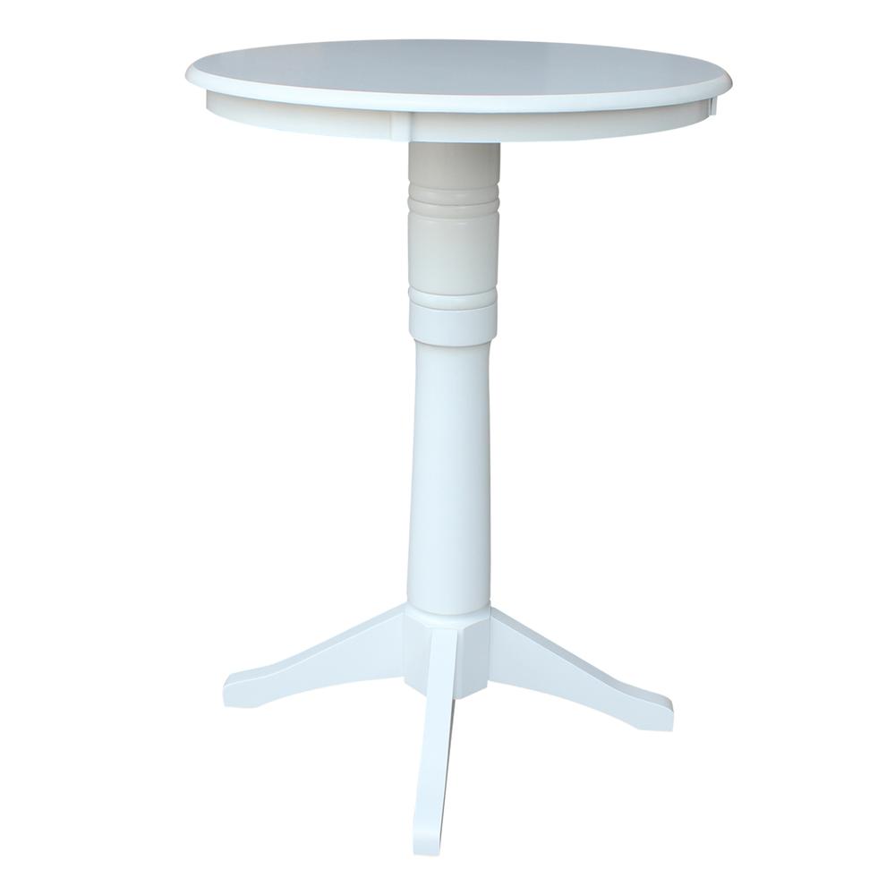 30" Round Top Pedestal Table - 28.9"H