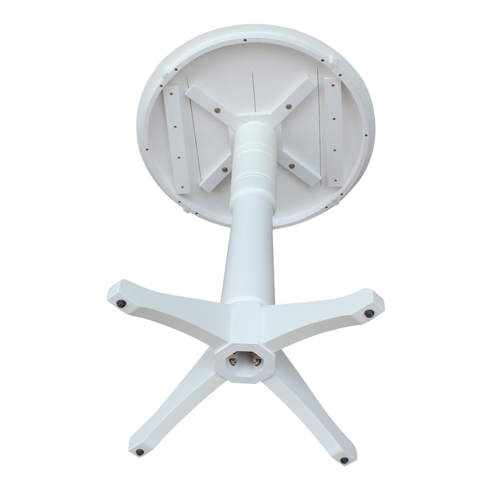 30" Round Top Pedestal Table - 28.9"H