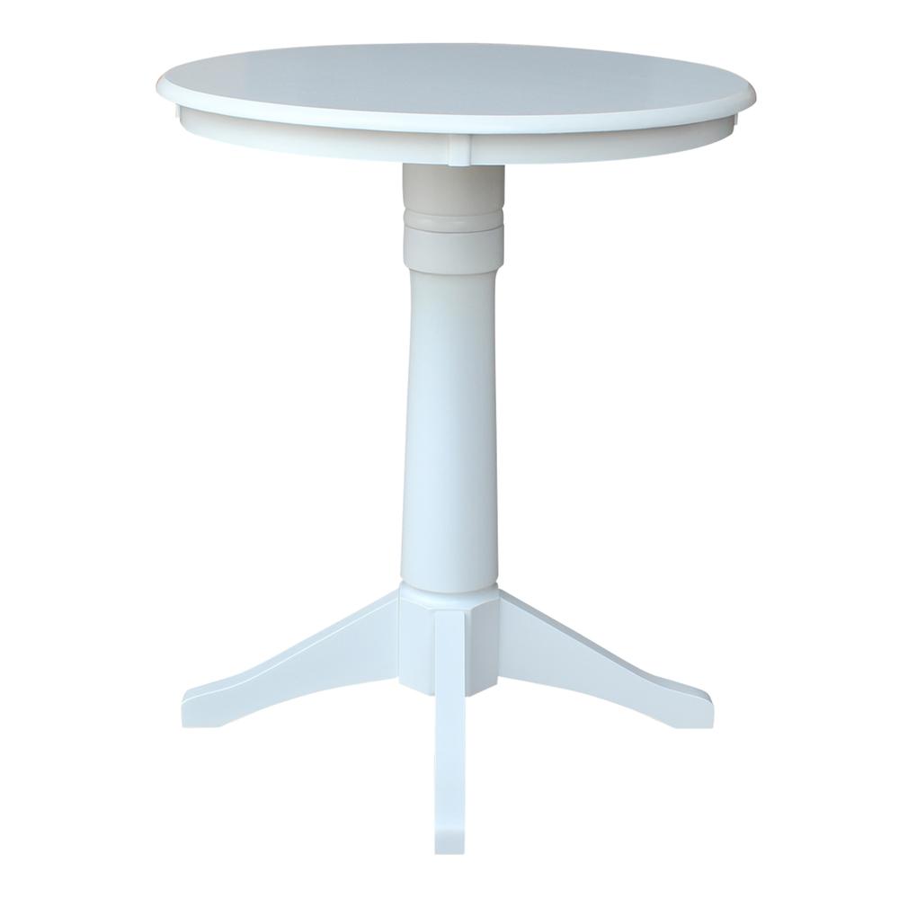 30" Round Top Pedestal Table - 28.9"H