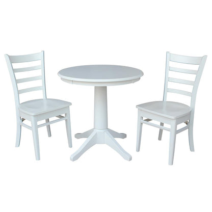 30" Round Top Pedestal Table - 28.9"H