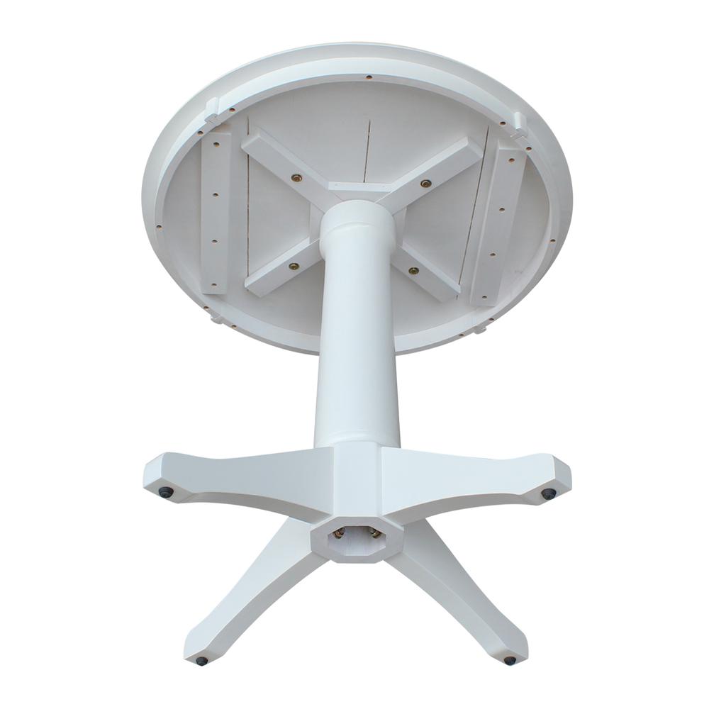 30" Round Top Pedestal Table - 28.9"H
