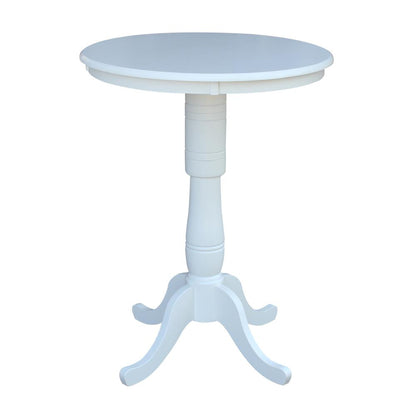 30" Round Top Pedestal Table - 34.9"H