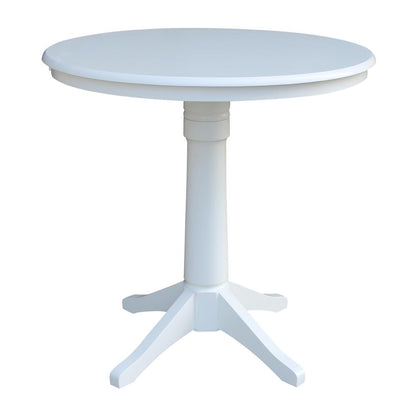 36" Round Top Pedestal Table - 28.9"H