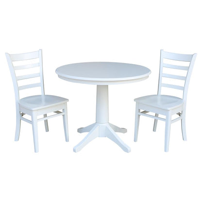 36" Round Top Pedestal Table - 28.9"H