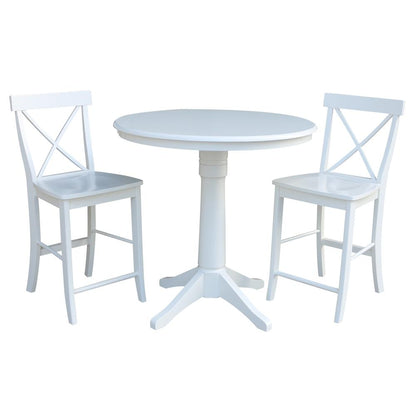 36" Round Top Pedestal Table - 28.9"H
