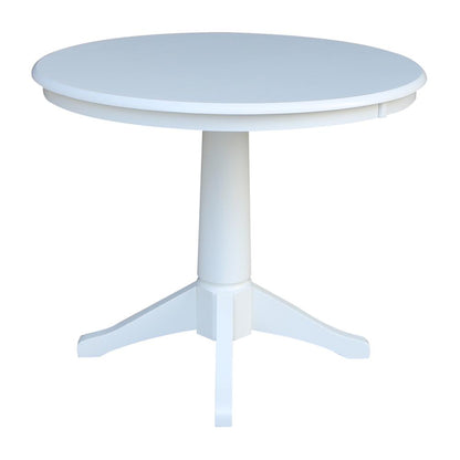 36" Round Top Pedestal Table - 28.9"H