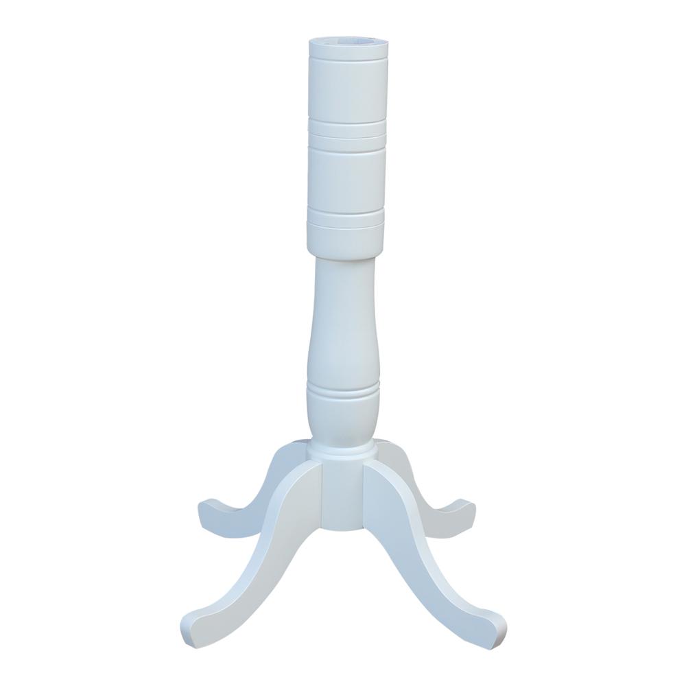 36" Round Top Pedestal Table - 34.9"H