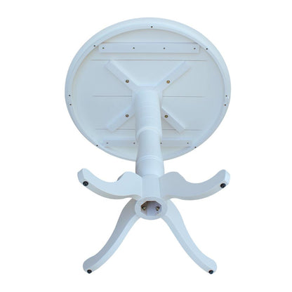 36" Round Top Pedestal Table - 34.9"H