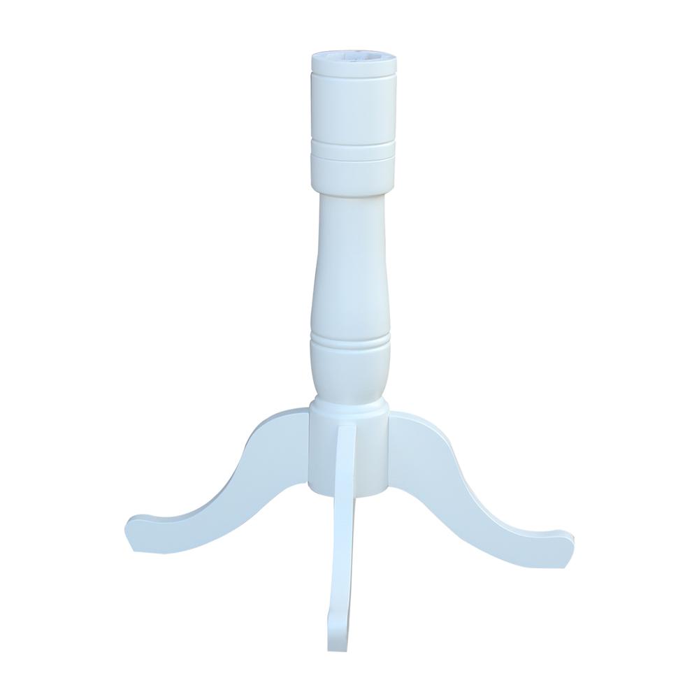 36" Round Top Pedestal Table - 34.9"H