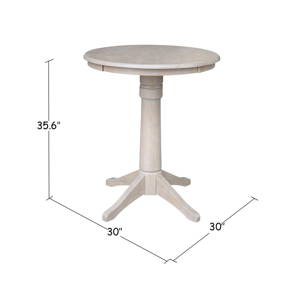 30" Round Top Pedestal Table - 28.9"H