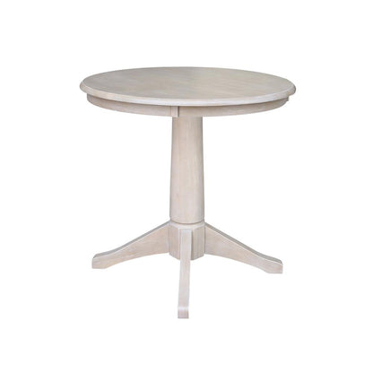 30" Round Top Pedestal Table - 28.9"H