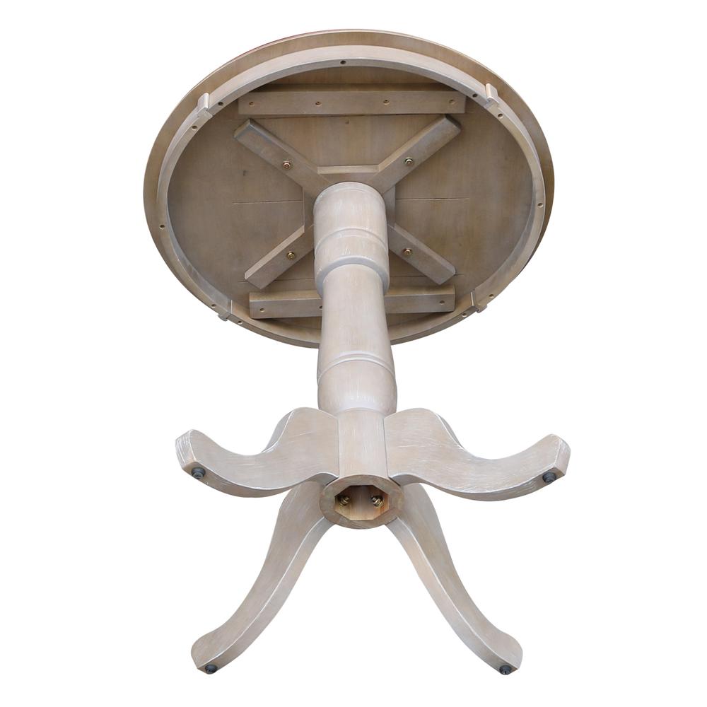 30" Round Top Pedestal Table - 34.9"H