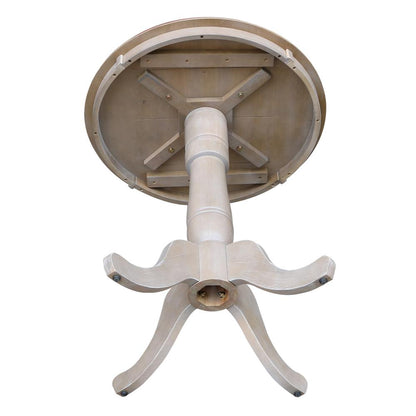 30" Round Top Pedestal Table - 34.9"H