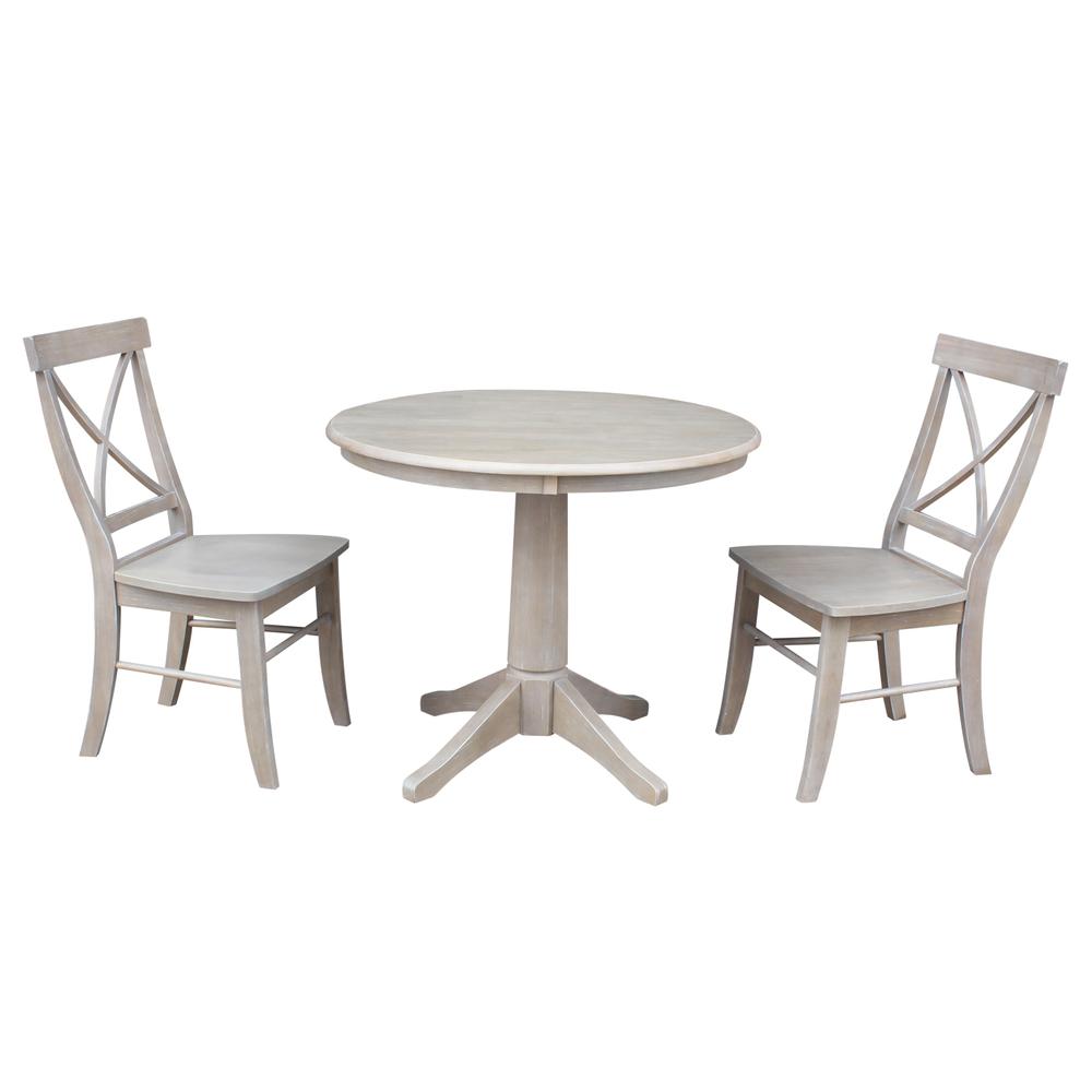 36" Round Top Pedestal Table - 28.9"H