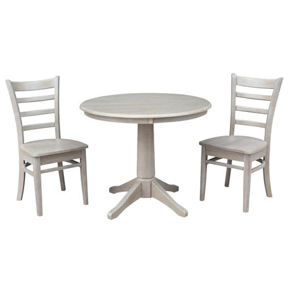 36" Round Top Pedestal Table - 28.9"H
