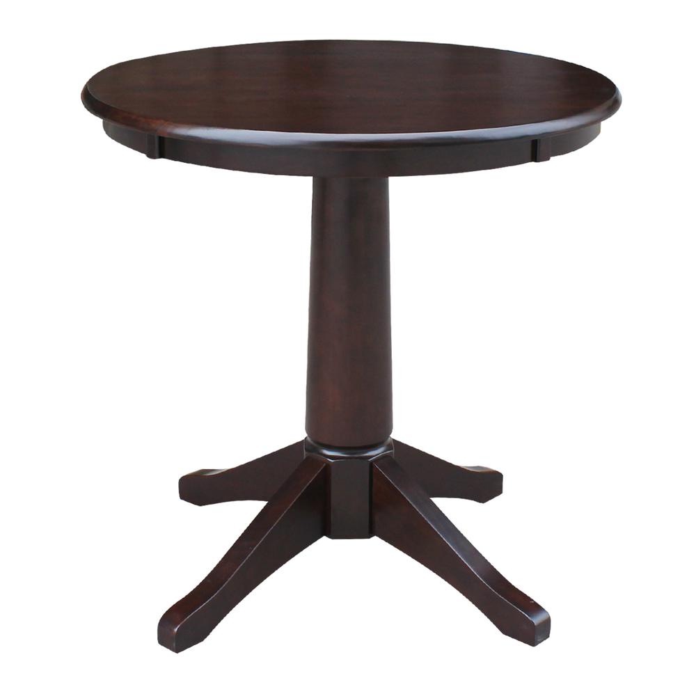 30" Round Top Pedestal Table - 28.9"H
