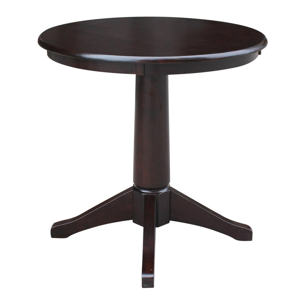 30" Round Top Pedestal Table - 28.9"H