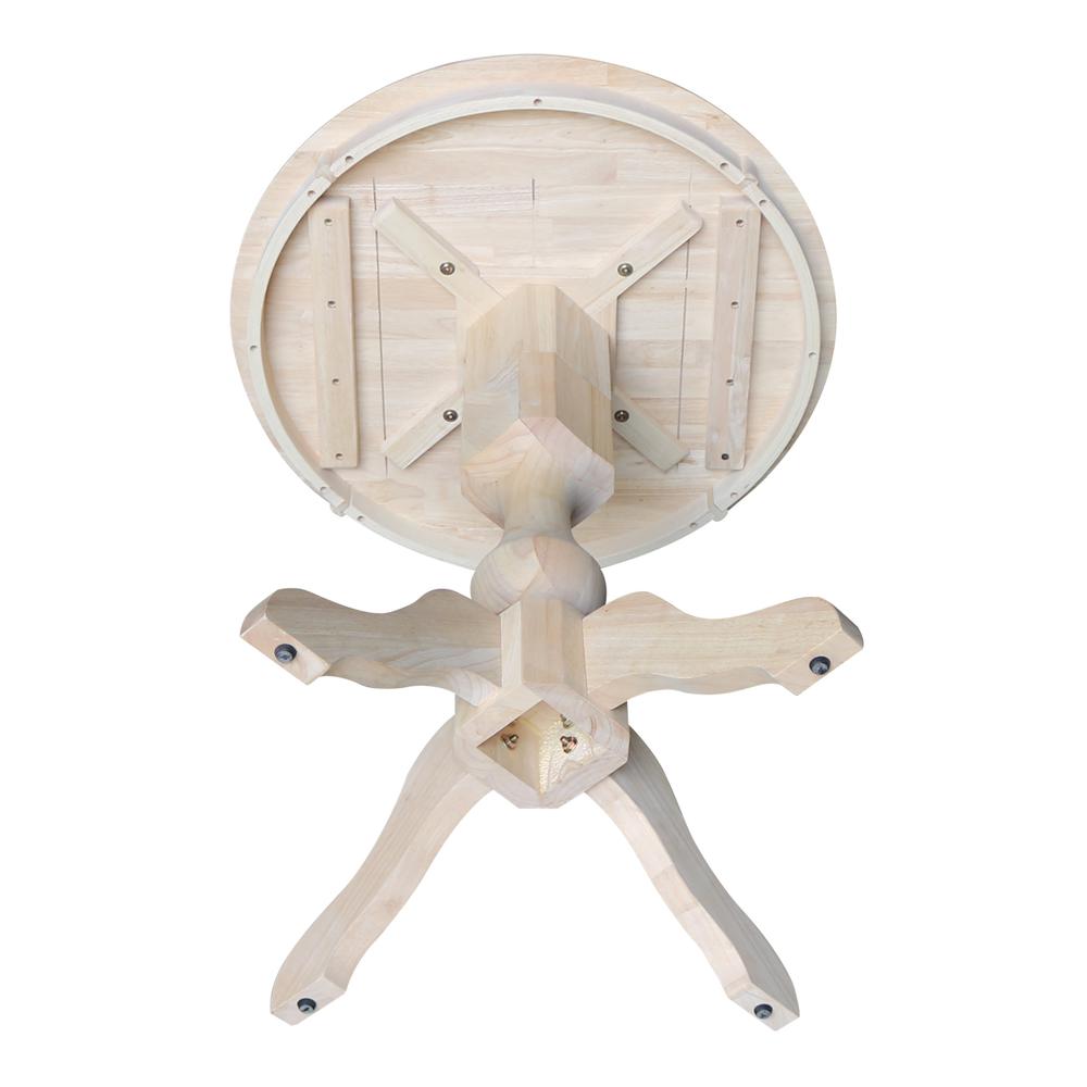 30" Round Top Pedestal Table - 34.9"H