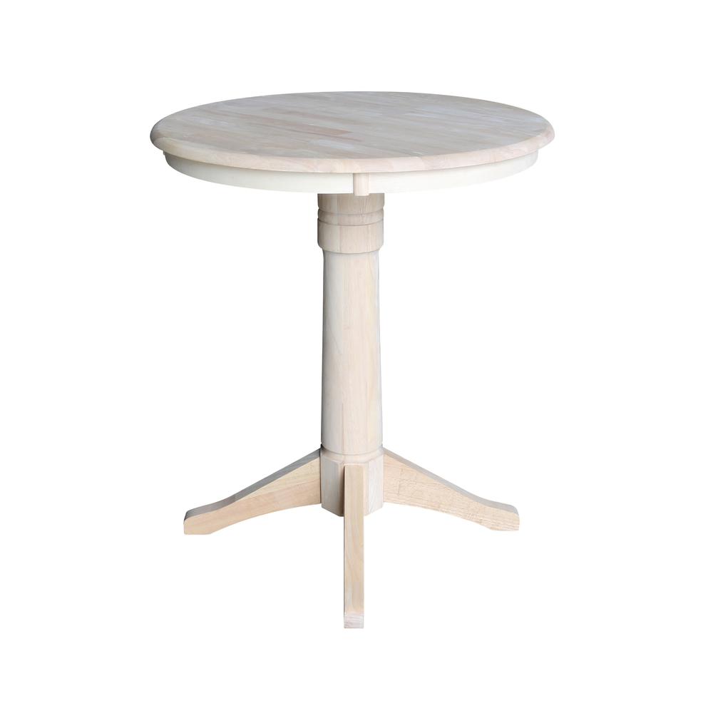 30" Round Top Pedestal Table - 28.9"H